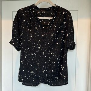 Black star blouse